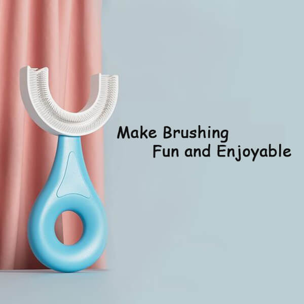 360° U-förmige Kinderzahnbürste (1+1 GRATIS)