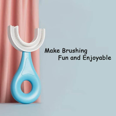 360° U-förmige Kinderzahnbürste (1+1 GRATIS)