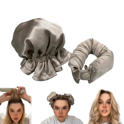 WaveBreeze™ - Hitzefreies Satin-Haarwickler Set (50% RABATT)