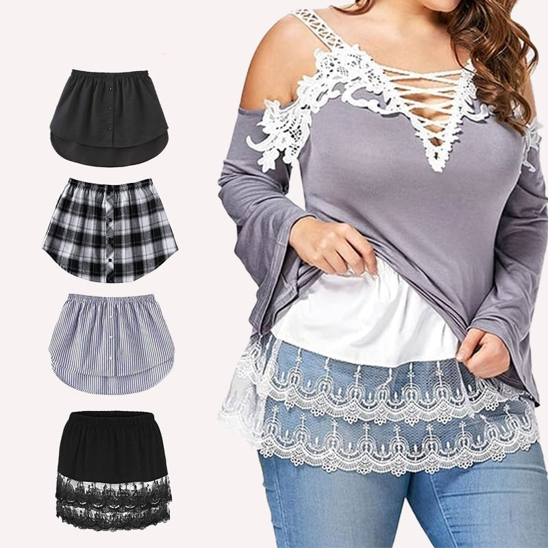LaziLayer™ - Frau Layering Shirt Extender (50% RABATT)