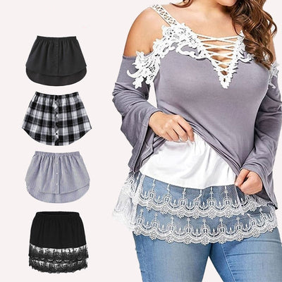 LaziLayer™ - Frau Layering Shirt Extender (50% RABATT)