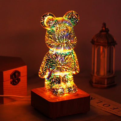 (50% RABATT) Bär Feuerwerk Lampe 3D™