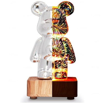 (50% RABATT) Bär Feuerwerk Lampe 3D™