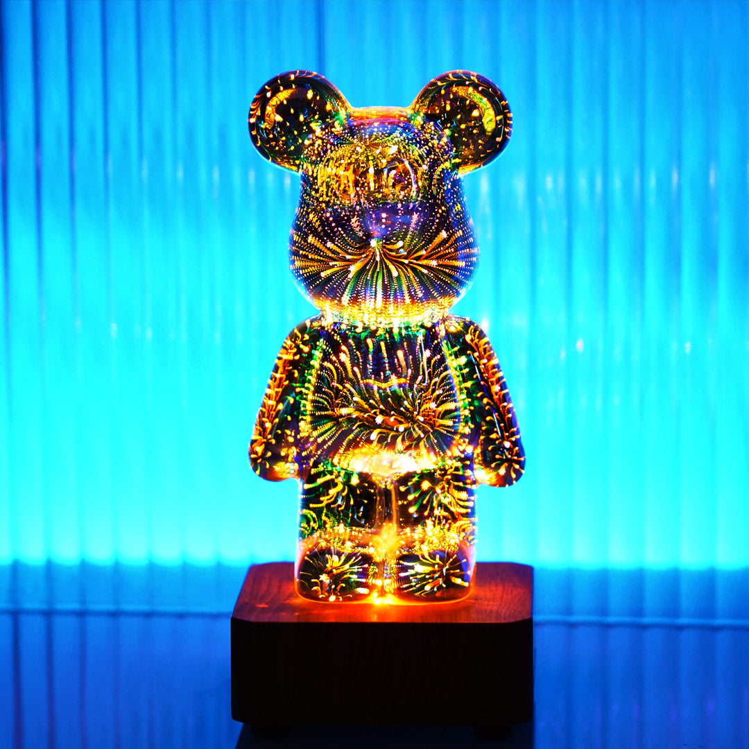 (50% RABATT) Bär Feuerwerk Lampe 3D™