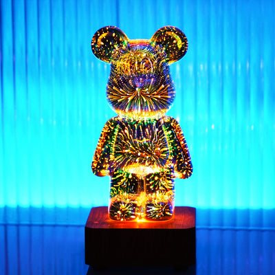 (50% RABATT) Bär Feuerwerk Lampe 3D™