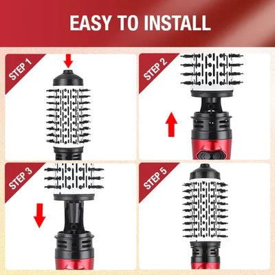 Frances™ - Ionen-Heißluft-Stylingbürste für müheloses Haarstyling (50% RABATT)