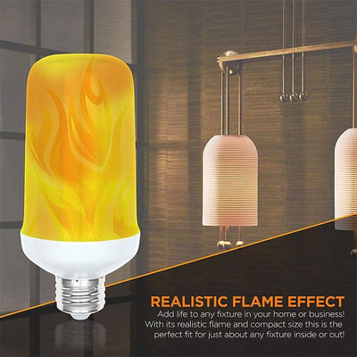 GlowBlaze™ - LED-Glühbirne mit Flammeneffekt zur Erzeugung von Atmosphäre (50 % RABATT)