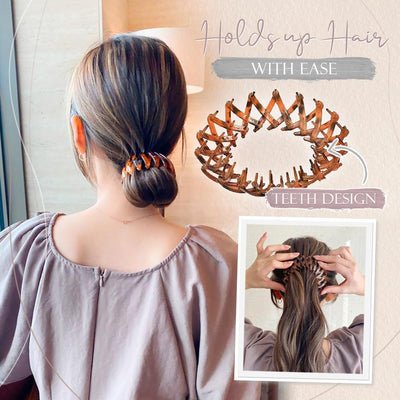 1+1 GRATIS | EasyPin™ | Faule Haarspule Pferdeschwanz Haarnadel