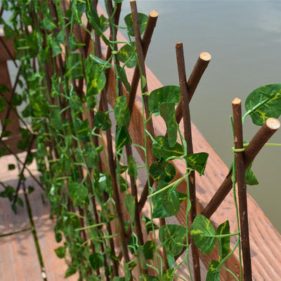 (50% Rabatt) Gartenschirm aus Weide™ (auf 2 Meter erweiterbar)