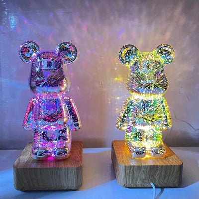 (50% RABATT) Bär Feuerwerk Lampe 3D™