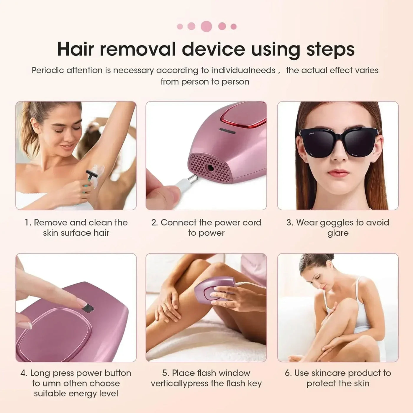 Radiance™ - Schmerzloser IPL-Laser-Haarentferner