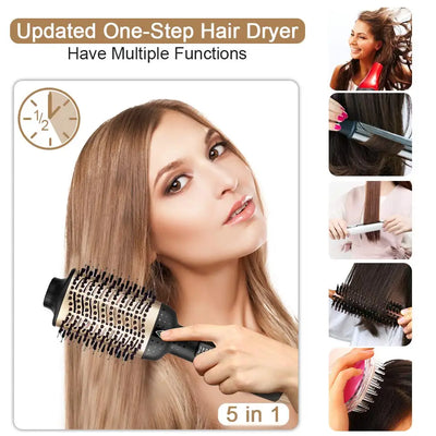 Airstra™ – Anti-Frizz Heißluft-Glättungsbürste