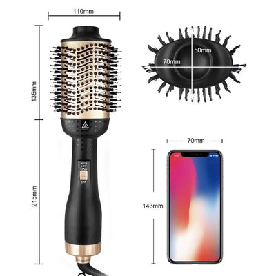 Airstra™ – Anti-Frizz Heißluft-Glättungsbürste