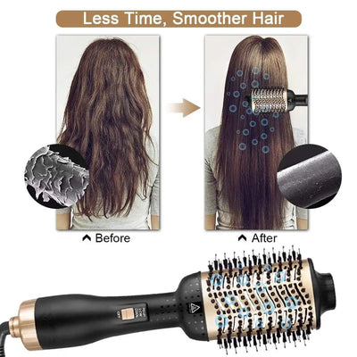 Airstra™ – Anti-Frizz Heißluft-Glättungsbürste