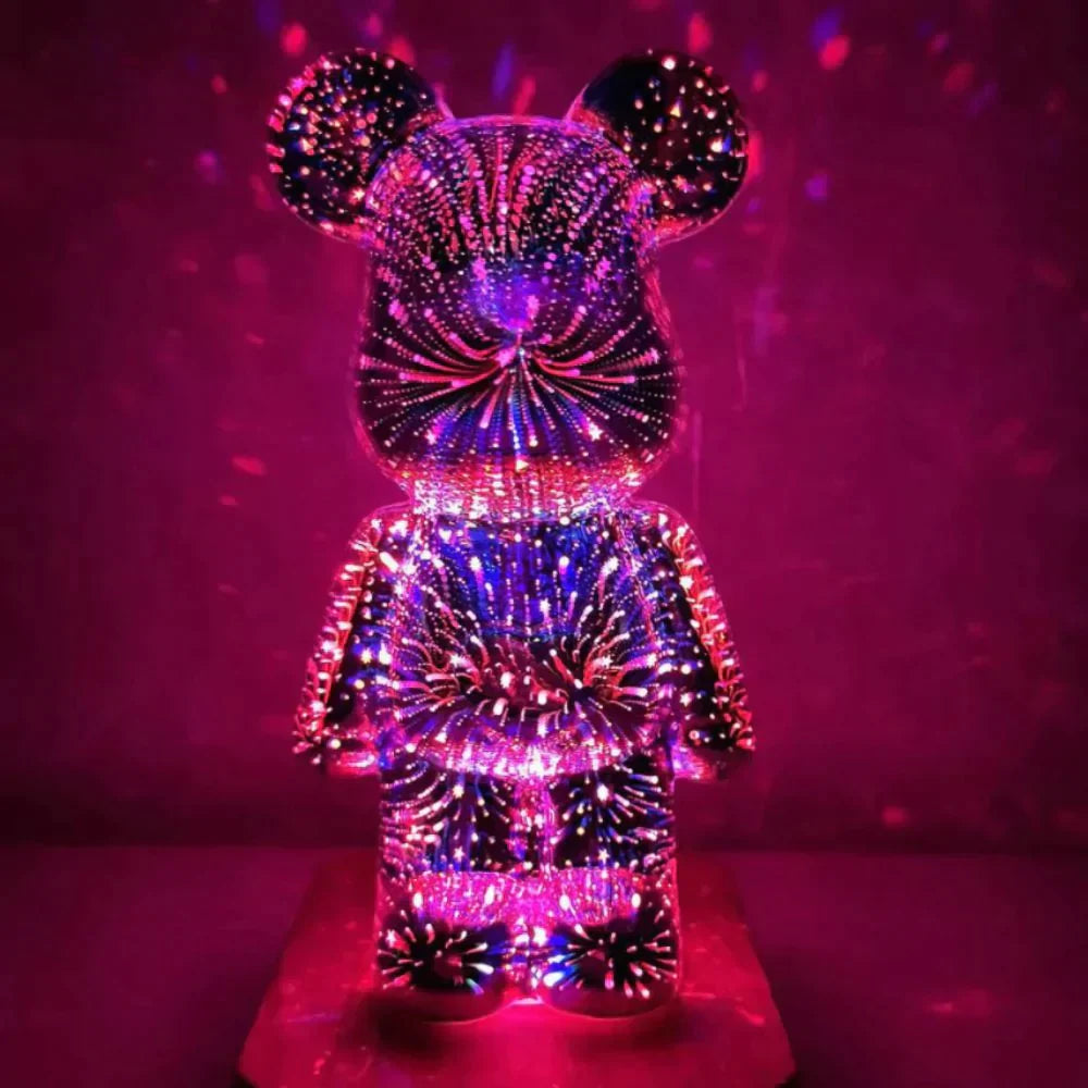(50% RABATT) Bär Feuerwerk Lampe 3D™