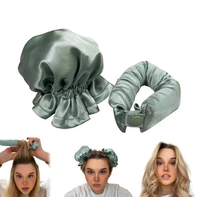 WaveBreeze™ - Hitzefreies Satin-Haarwickler Set (50% RABATT)