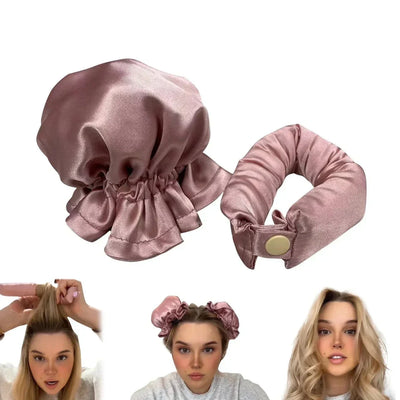 WaveBreeze™ - Hitzefreies Satin-Haarwickler Set (50% RABATT)