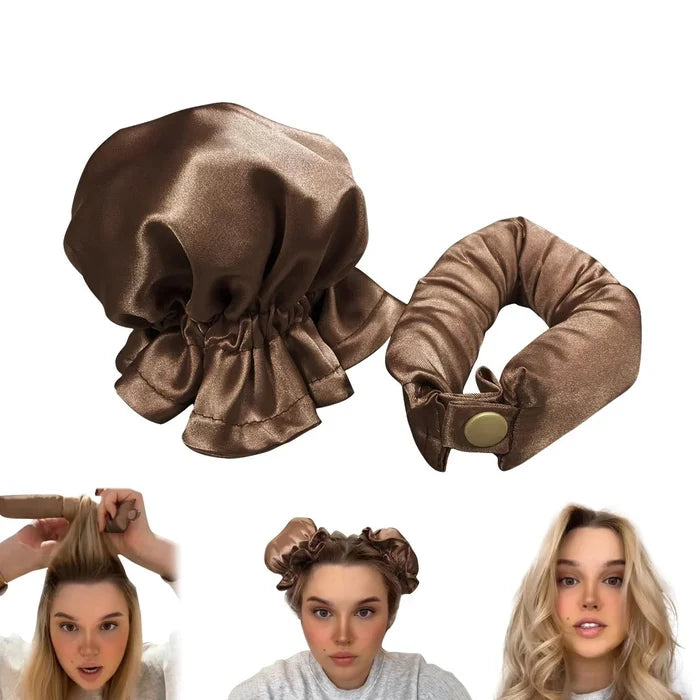 WaveBreeze™ - Hitzefreies Satin-Haarwickler Set (50% RABATT)
