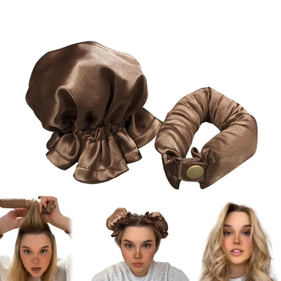 WaveBreeze™ - Hitzefreies Satin-Haarwickler Set (50% RABATT)