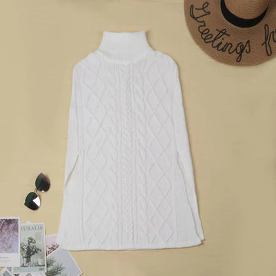 Elara™- Hochgeschlossener Pullover aus Kabelstrick (50% RABATT)